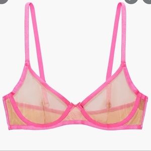 Savage Neon Nights Unlined Pink Bra